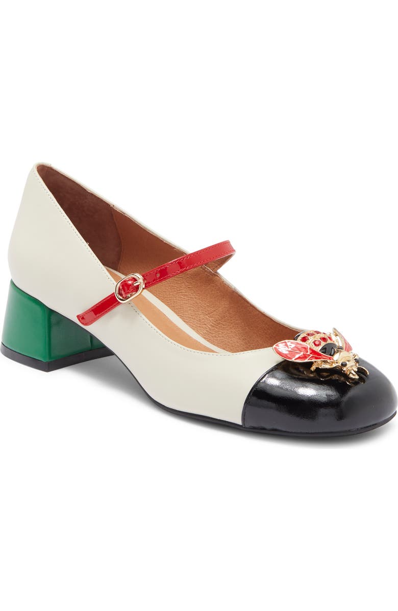 Jeffrey Campbell Jitterbug Cap Toe Mary Jane Pump, Main, color,