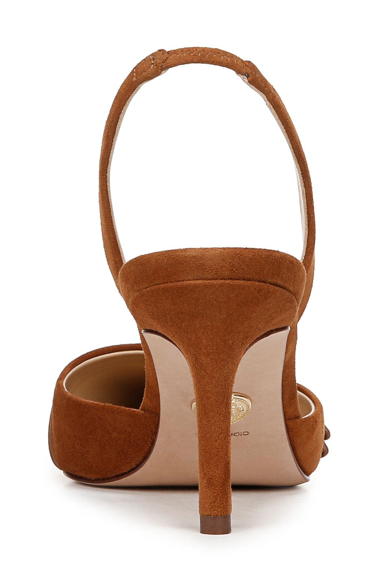 Veronica Beard Lisbeth Slingback Pump, Alternate, color, Caramel