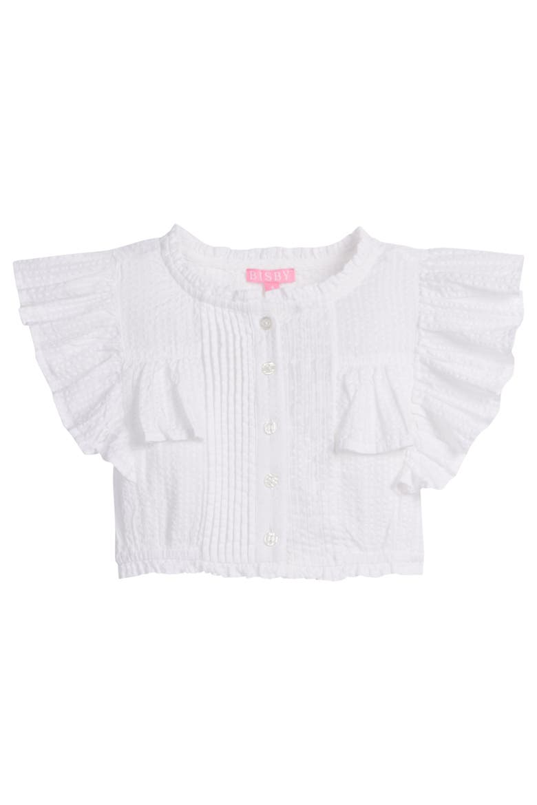 Kids' Annie Top, Alternate, color, White Seersucker