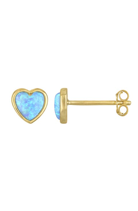Kid's Heart Stud Earrings