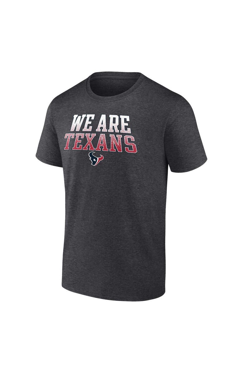 FANATICS Men's Fanatics Branded Charcoal Houston Texans Big & Tall We Are Texans Statement T-Shirt, Alternate, color, Charcoal