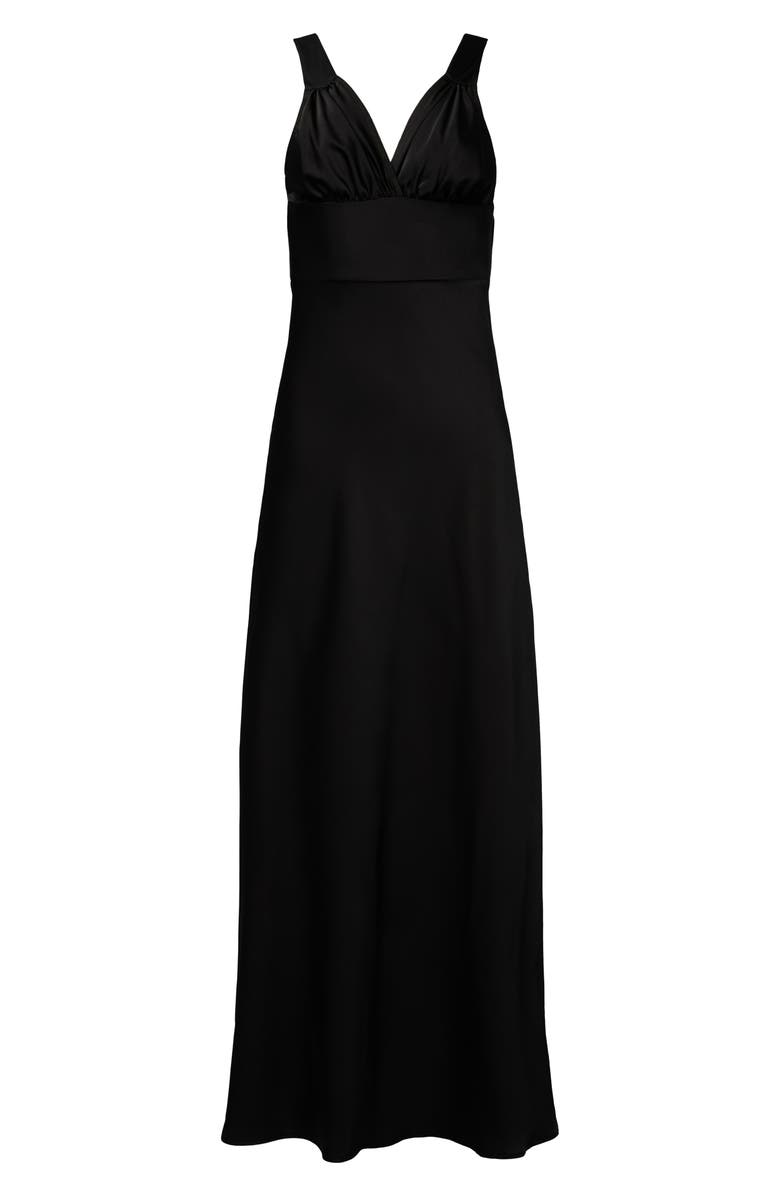 WeWoreWhat Sleeveless Maxi Dress, Alternate, color, Black