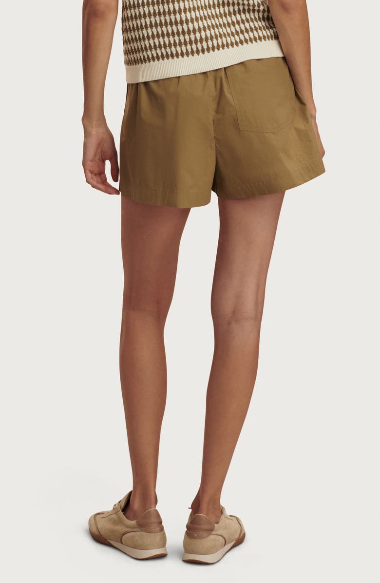 Varley Morales Cotton Poplin Shorts, Alternate, color, Golden Olive