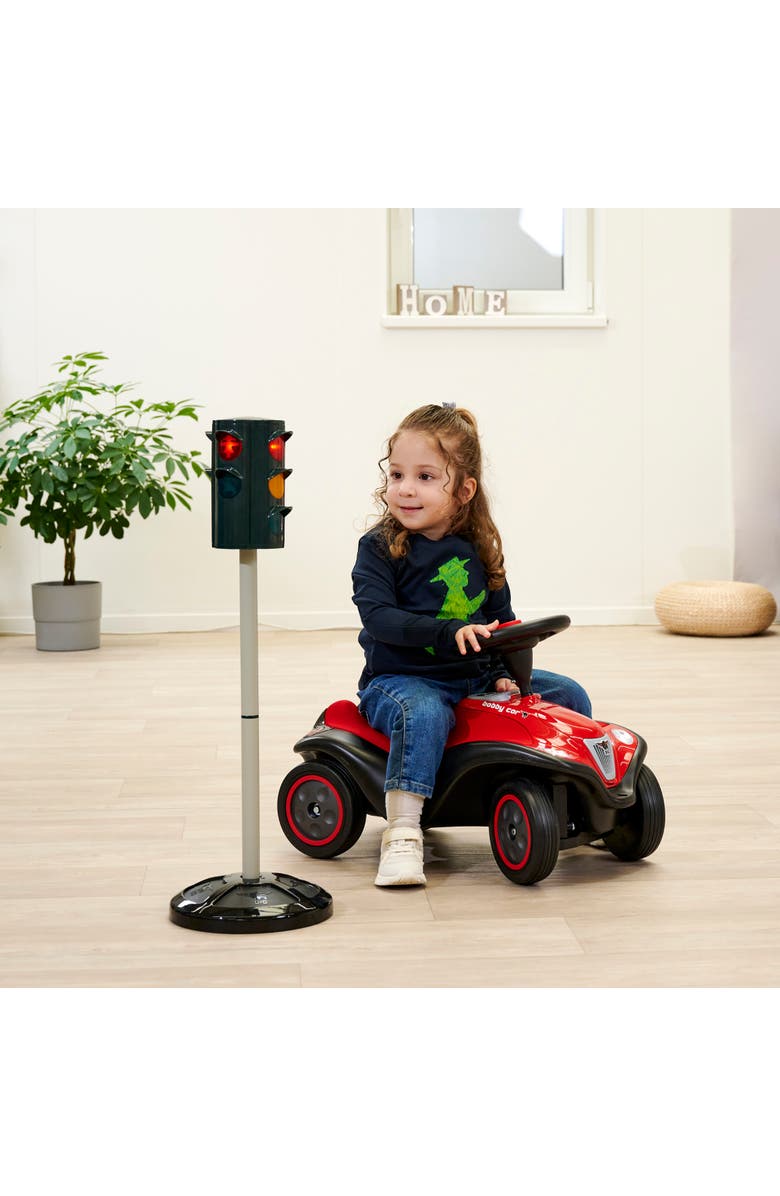 BIG Traffic Stoplight Ampelmann, Realistic Light-Up Road Safety Toy, 28 Inch Stand, Alternate, color, Multicolored