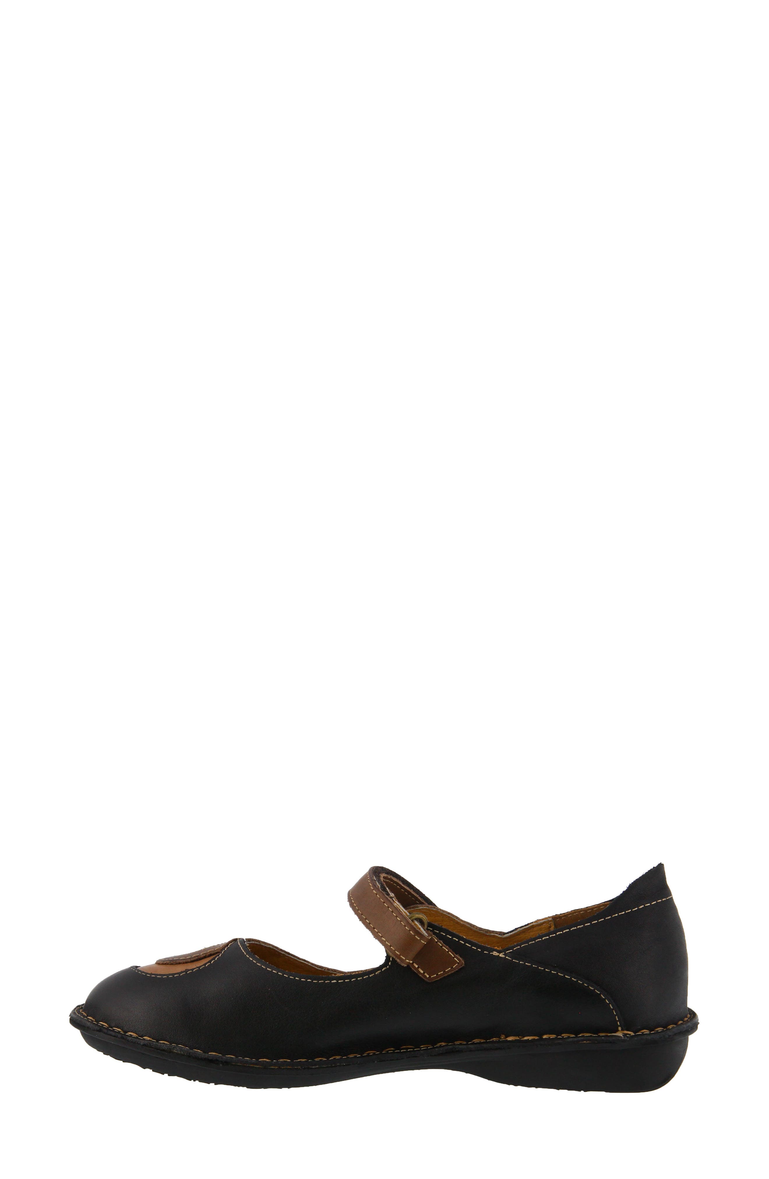 Cosmic Mary Jane Flat, Alternate, color, BLACK