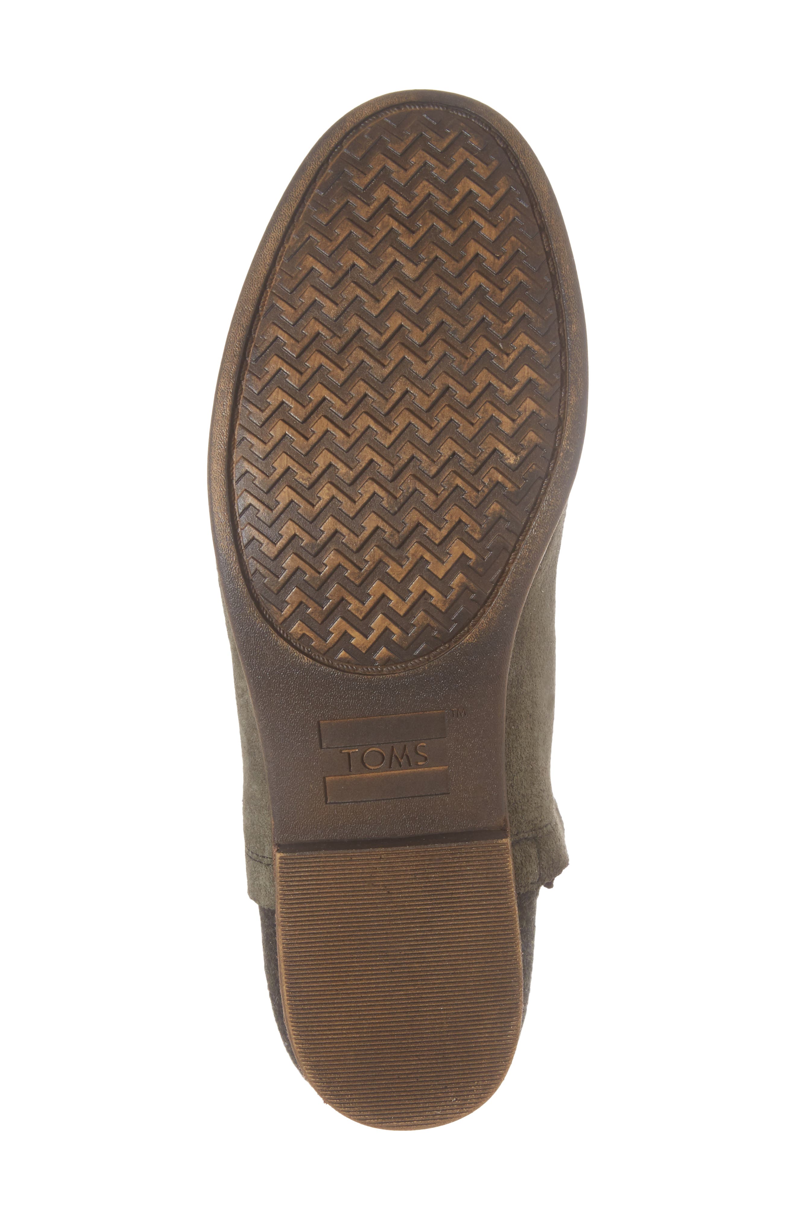 Deia Zip Bootie, Alternate, color, FOREST SUEDE