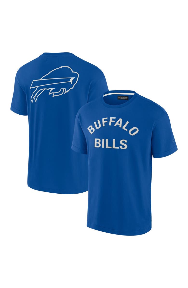 Fanatics Signature Unisex Fanatics Signature Royal Buffalo Bills Elements Super Soft Short Sleeve T-Shirt, Alternate, color, Royal
