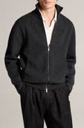 Vince Double Air Knit Full Zip Cardigan