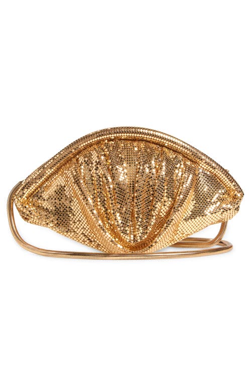 Rabanne Chain Mail Clutch In Gold