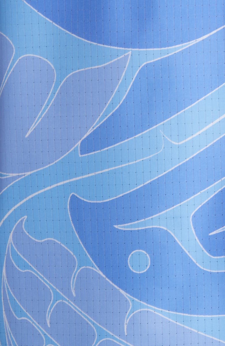 Tommy Bahama Bahama Coasts Ocean Life Short Sleeve Button-Up Shirt, Alternate, color, Cobalt Sea