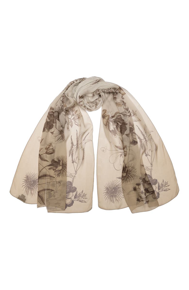 Elizabetta Sibilla - Silk Scarf Shawl for Women, Main, color, 