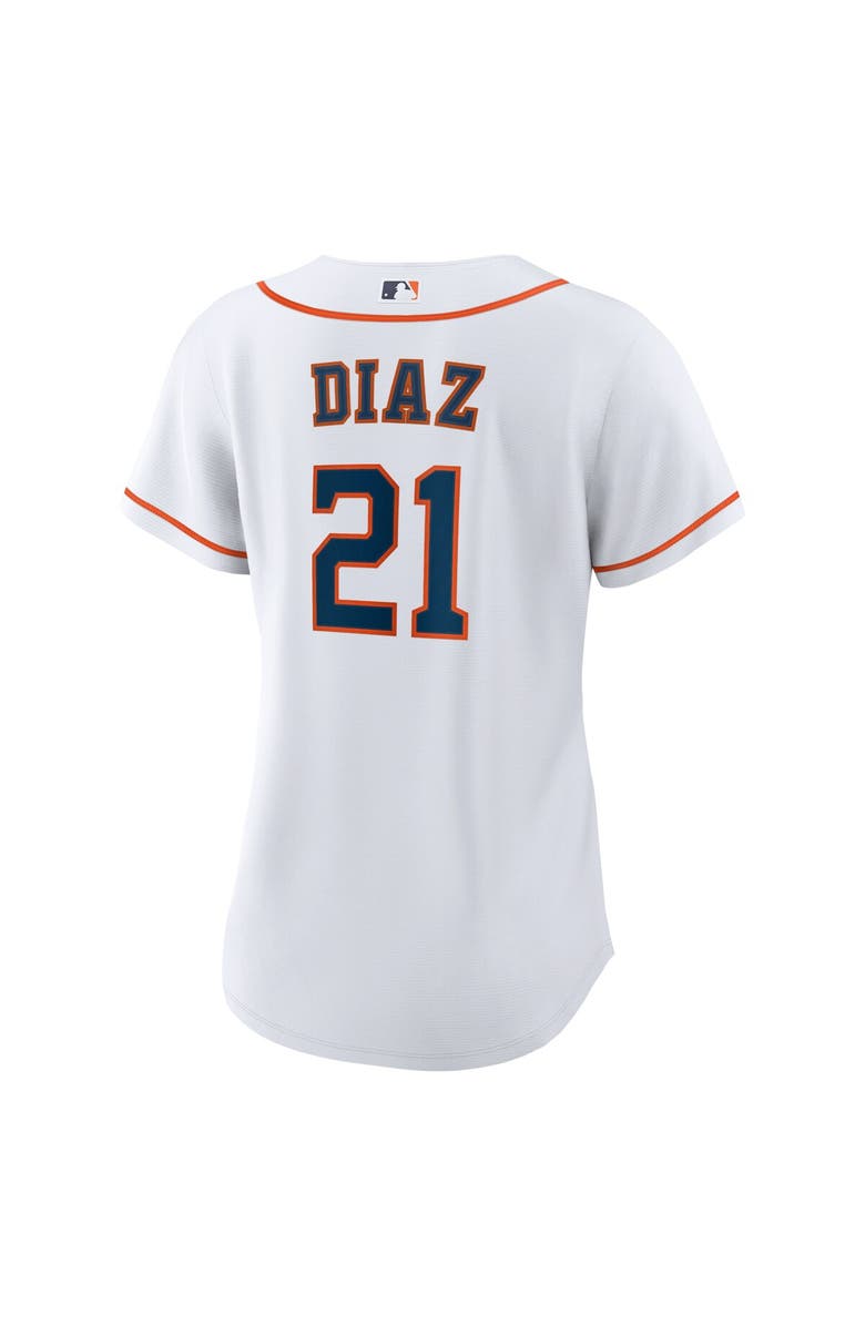 Nike Women's Nike Yainer Diaz White Houston Astros Home Replica Jersey, Alternate, color, 