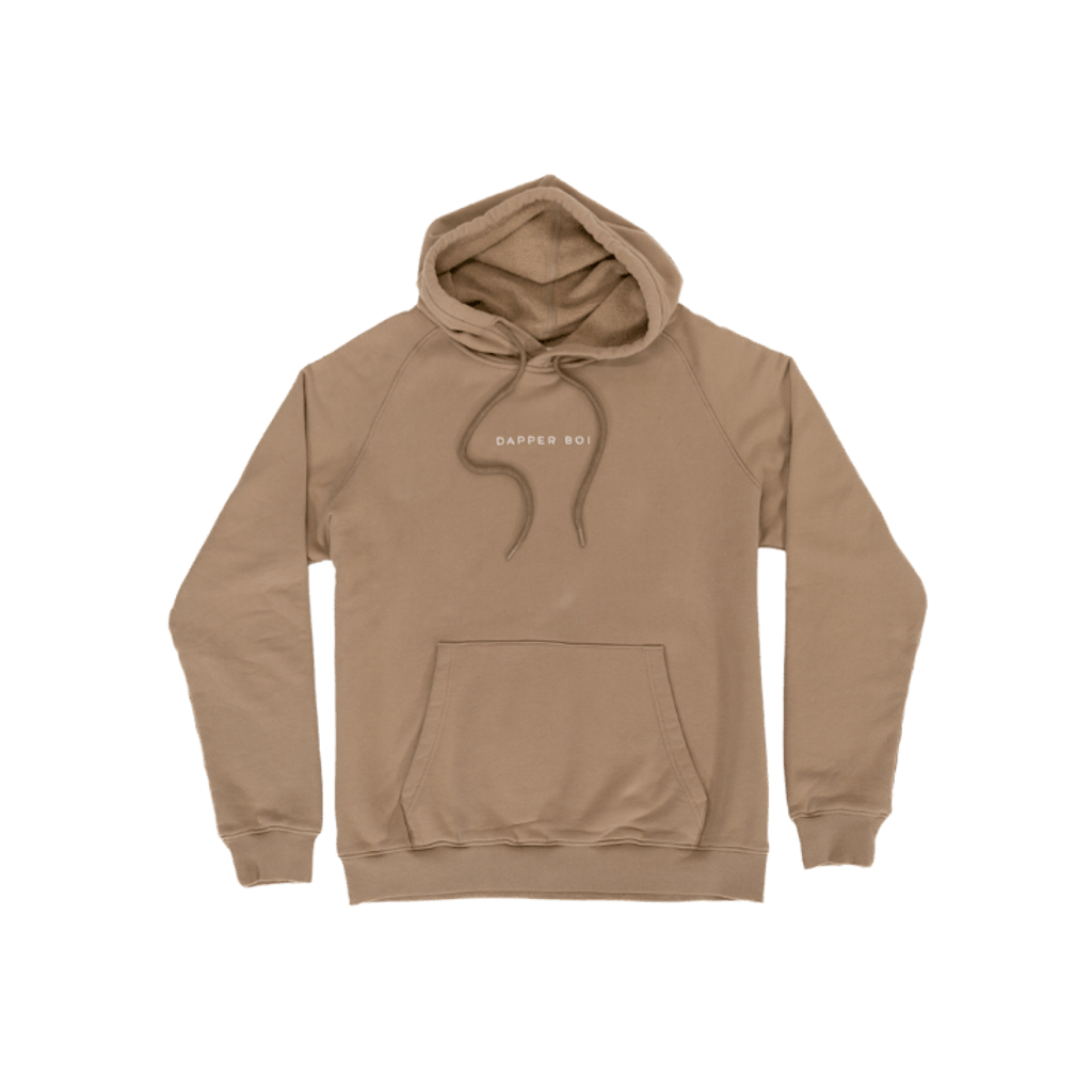Dapper Boi Tan Pullover Hoodie In Tan