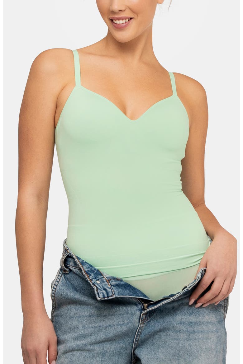 The Shaping Lift Cami, Alternate, color, Pastel Green