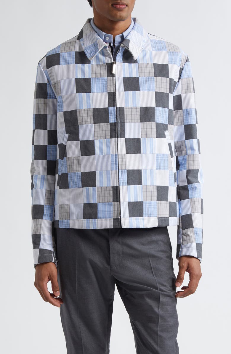 Thom Browne Patchwork Golf Jacket, Main, color, 