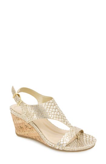 REACTION KENNETH COLE REACTION KENNETH COLE GREATLY PLATFORM WEDGE SANDAL