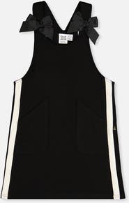Deux par Deux Milano Bow Strap Patch Pocket Jumper