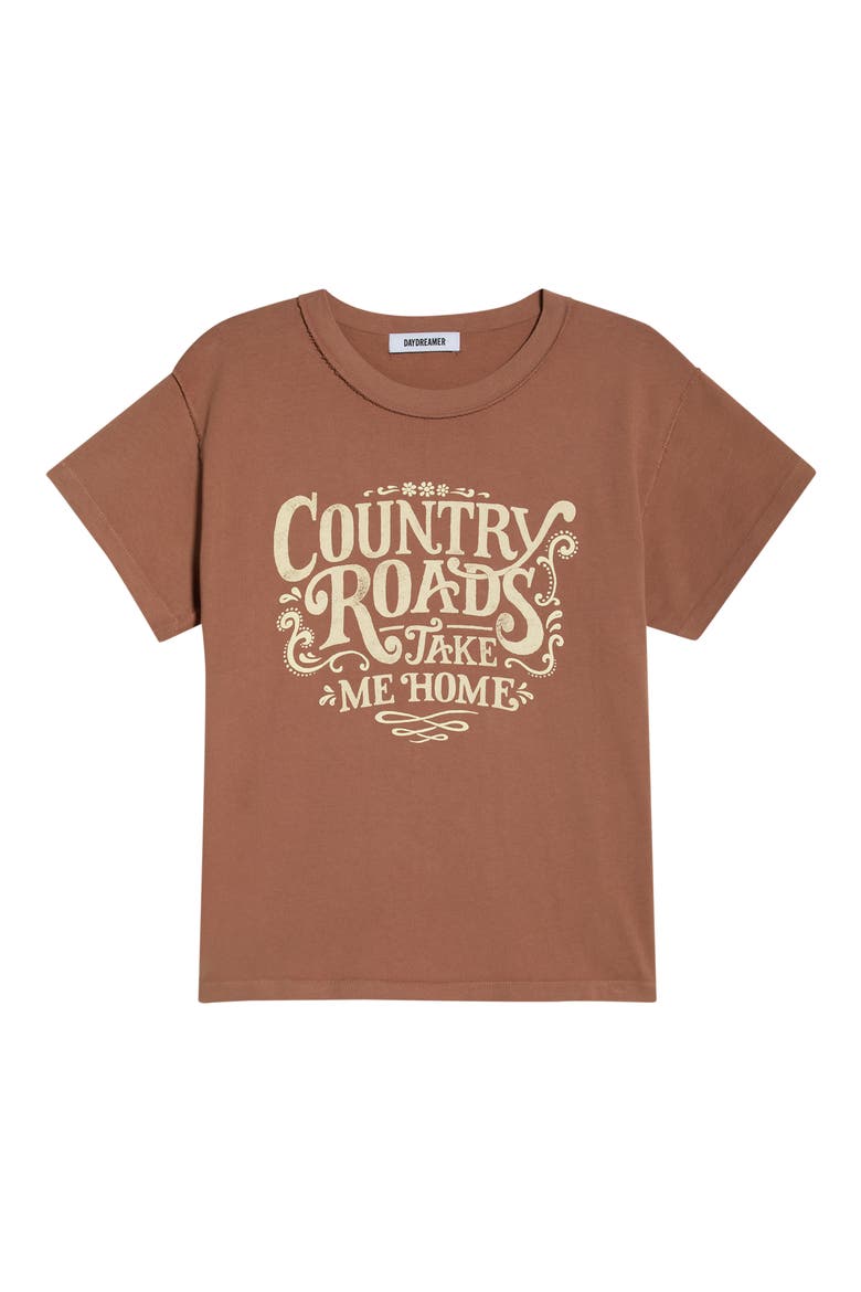 John Denver Country Roads Graphic T-Shirt, Alternate, color, MOCHA MOUSSE