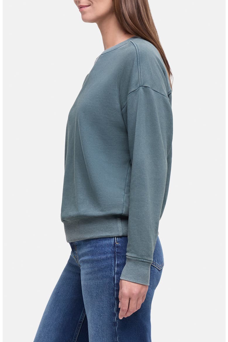 Jade Crewneck Sweatshirt, Alternate, color, DEEP TEAL
