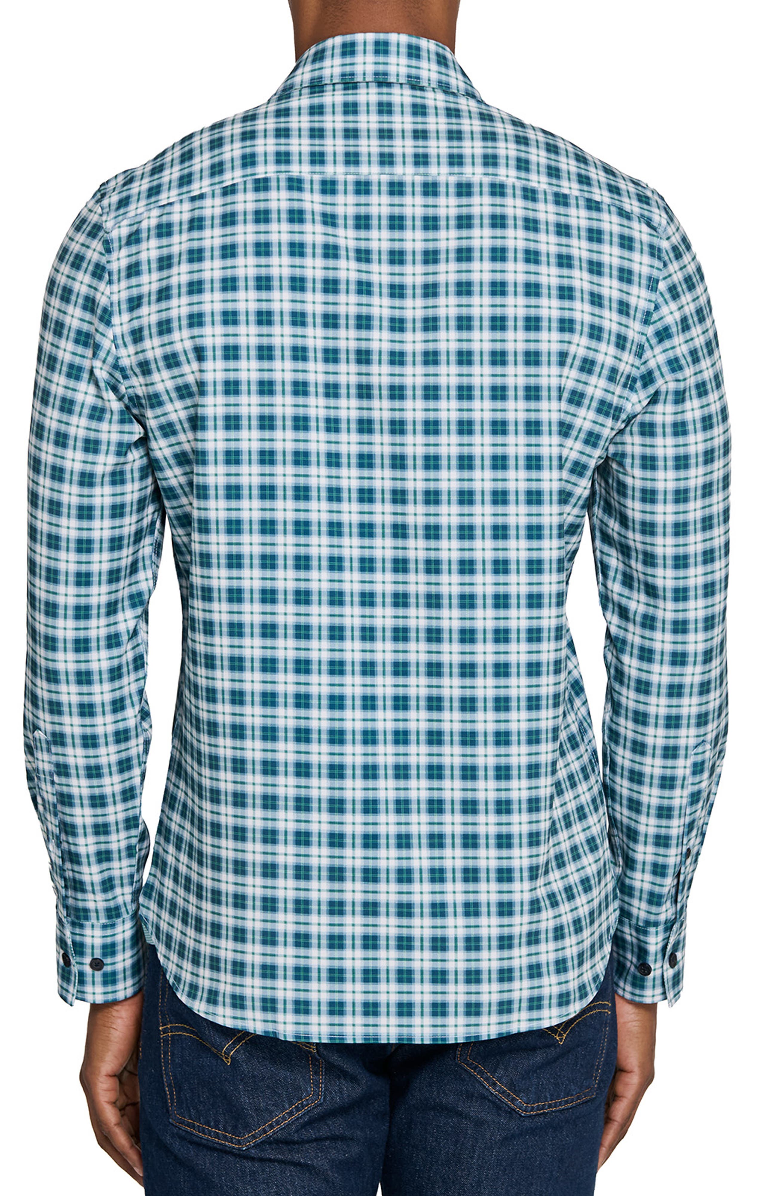 Check Woven Long Sleeve Basic - image 4