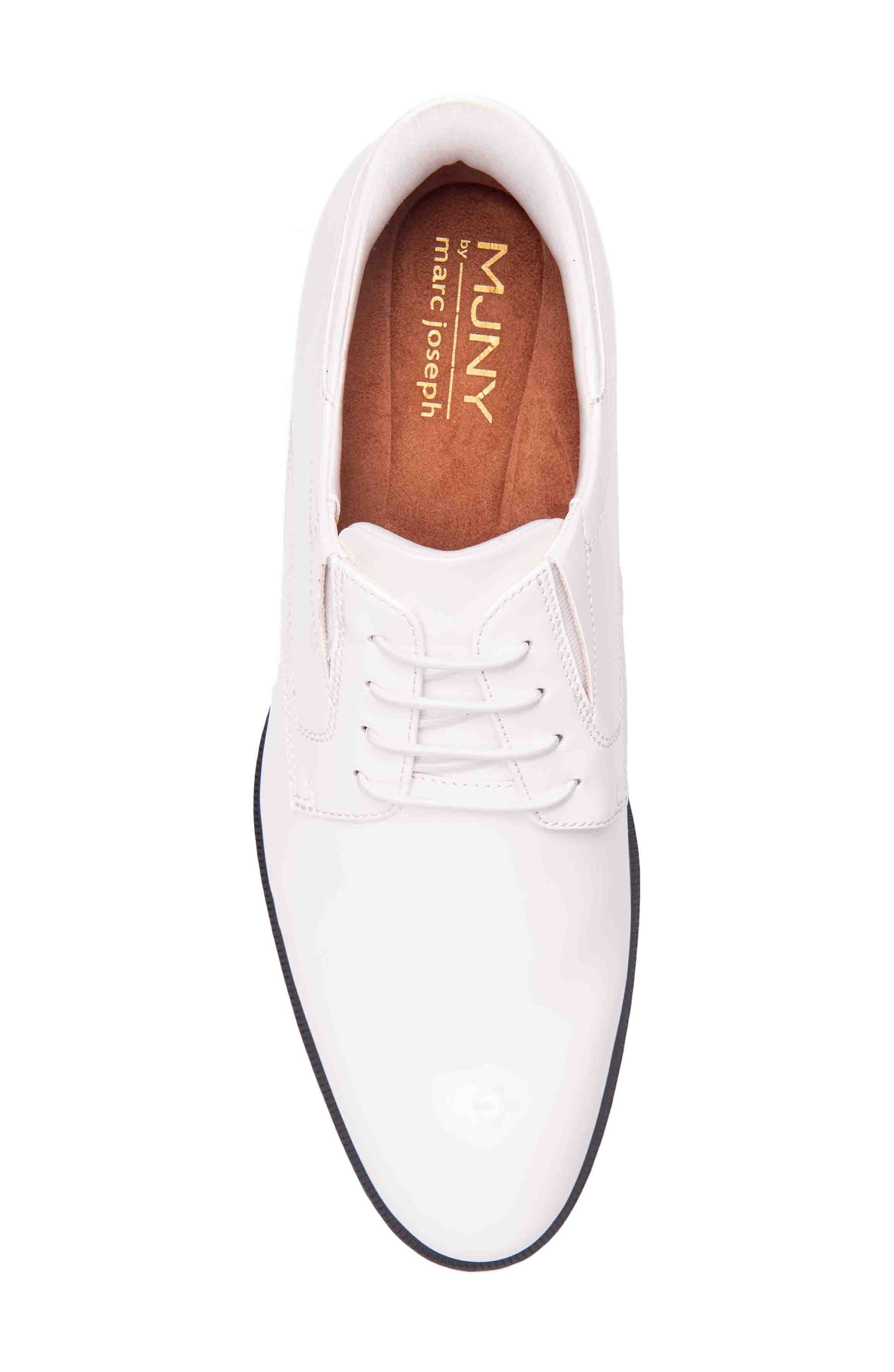 State Street Plain Toe Casual Oxford, Alternate, color, WHITE PATENT
