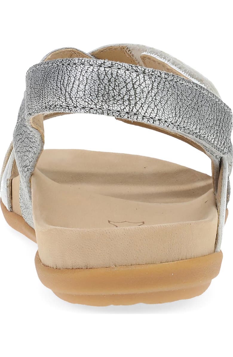 Dansko Jacklyn Slingback Sandal, Alternate, color, Silver