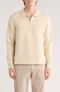 Cactus Man Quarter Zip Long Sleeve Polo