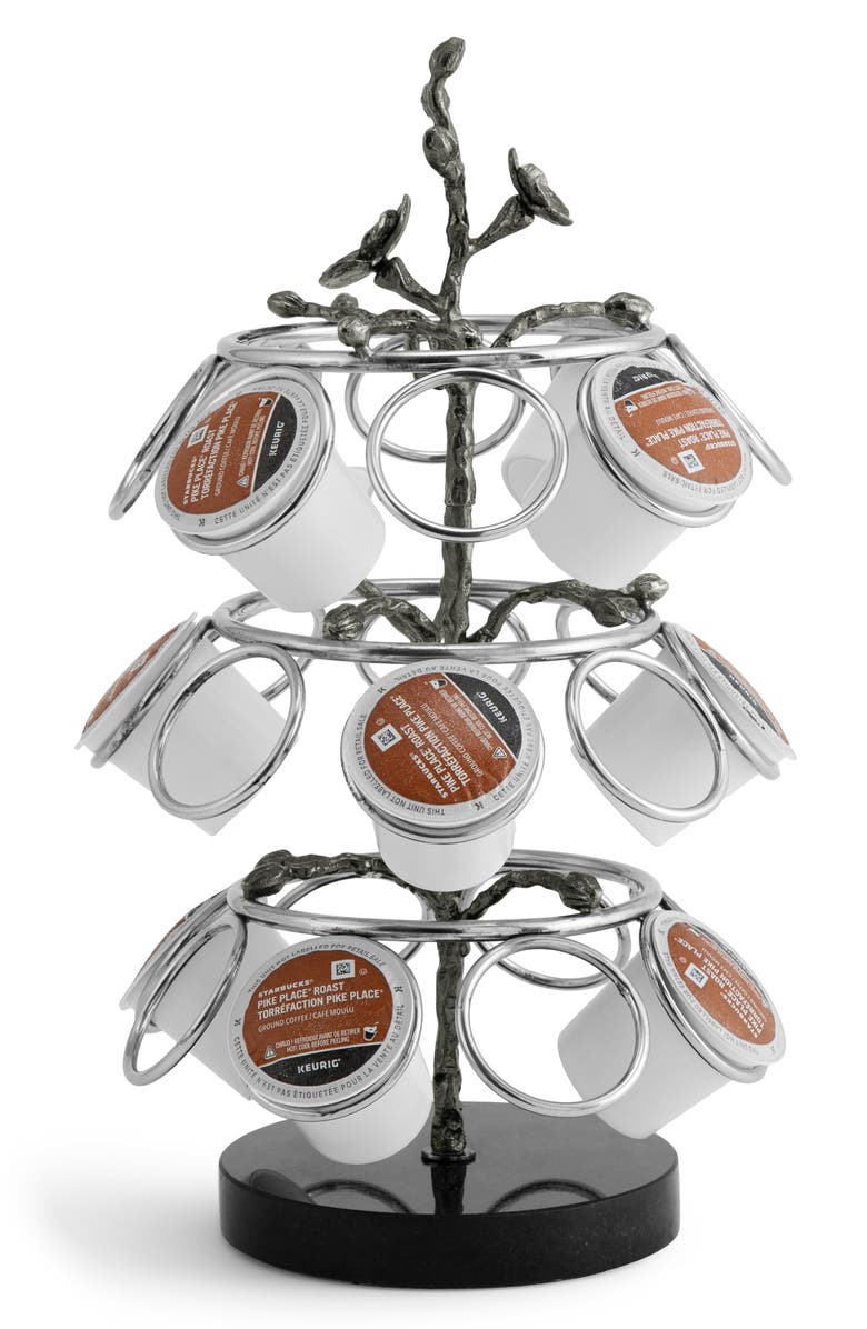 Michael Aram Black Orchid K-Cup Carousel, Alternate, color, Silver