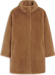 Apparis Blair Mid Length Recycled Polyester Pluche™ Faux Fur Coat