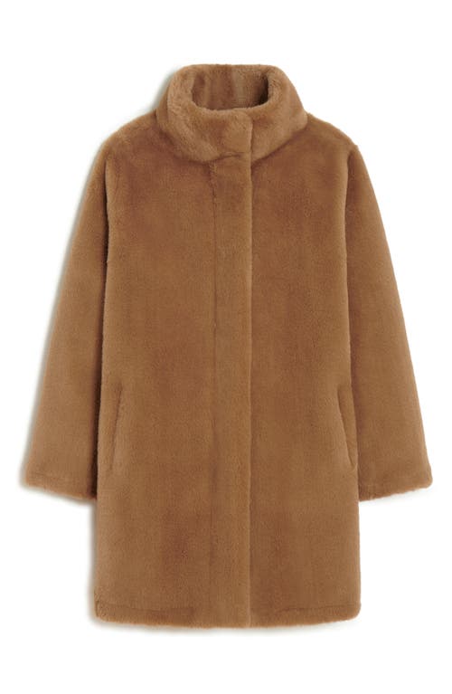 Apparis Blair Pluche™ Faux Fur Coat In Brown