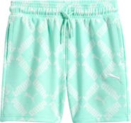 PUMA Kids' Club Pack Logo Print Shorts