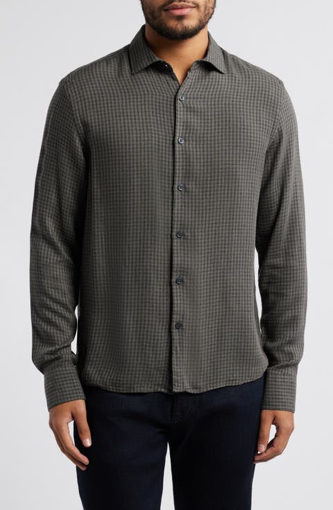 Starley Gingham Button-Up Shirt