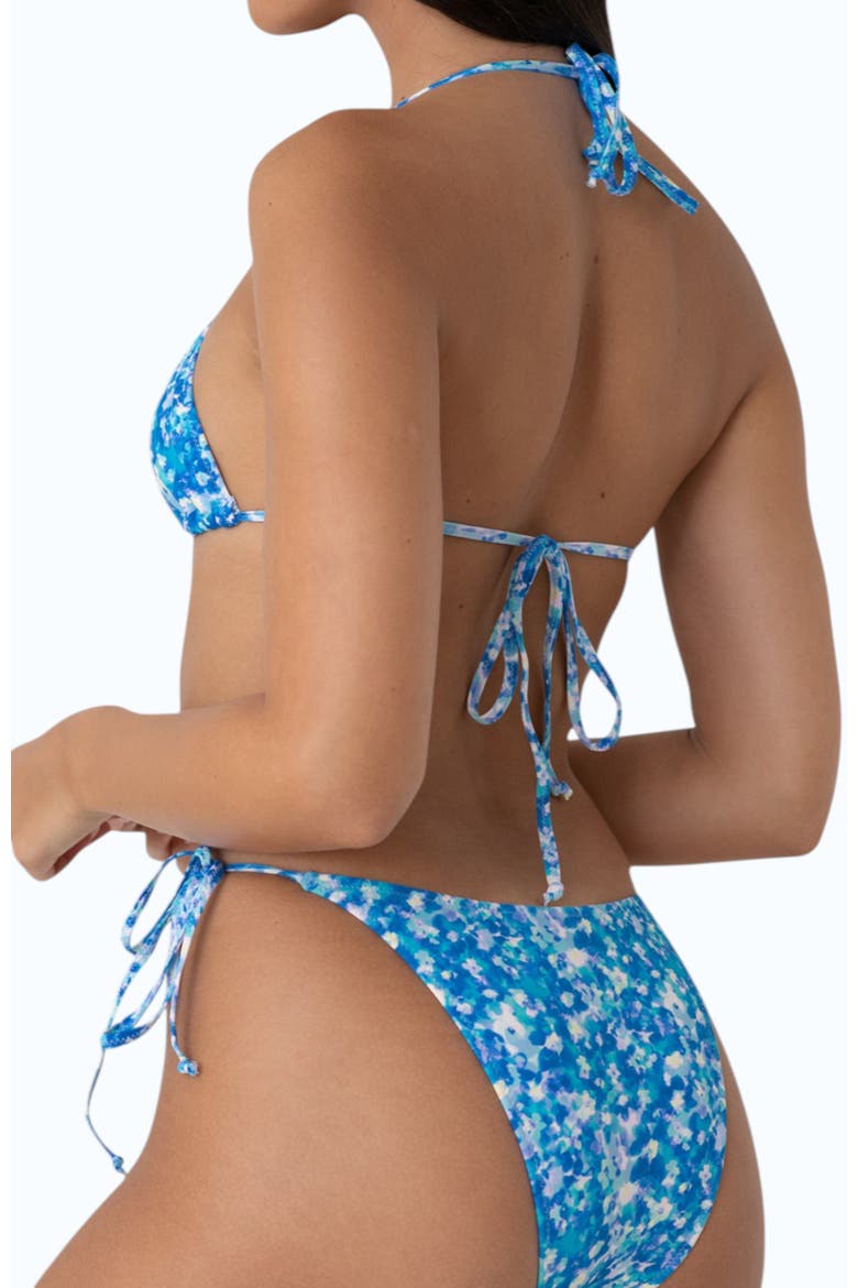 Maria Top, Alternate, color, Aqua Floral