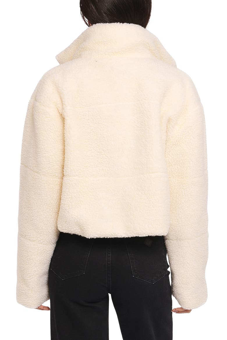 Katerina Fleece Jacket, Alternate, color, WHITE