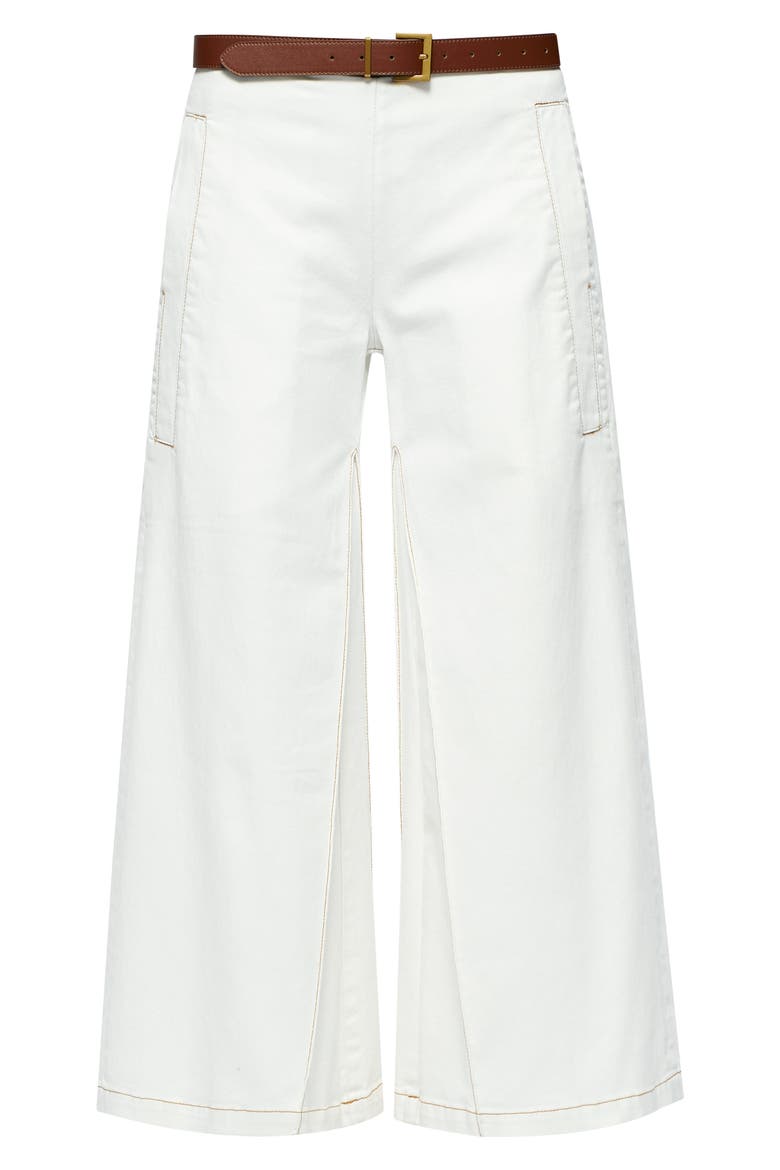 Timothy Low Rise Ankle Wide Leg Jeans, Alternate, color, CREAM