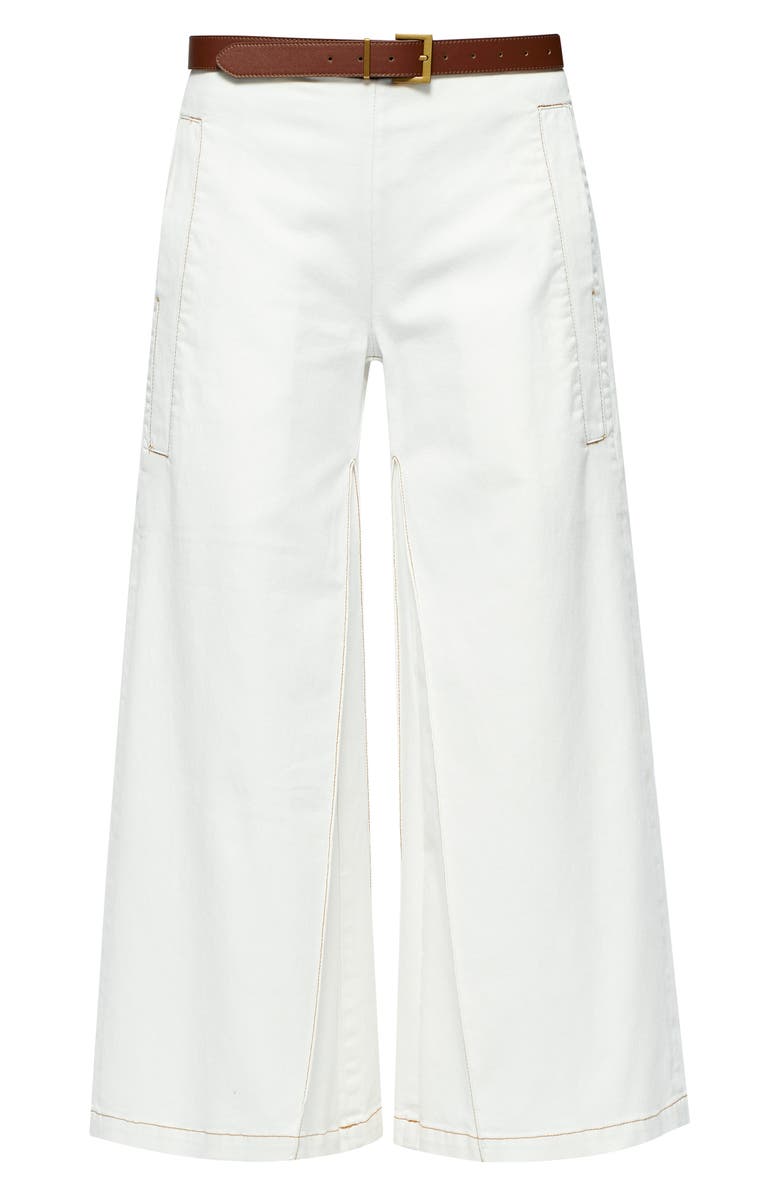 Bayeas Timothy Low Rise Ankle Wide Leg Jeans, Alternate, color, Cream