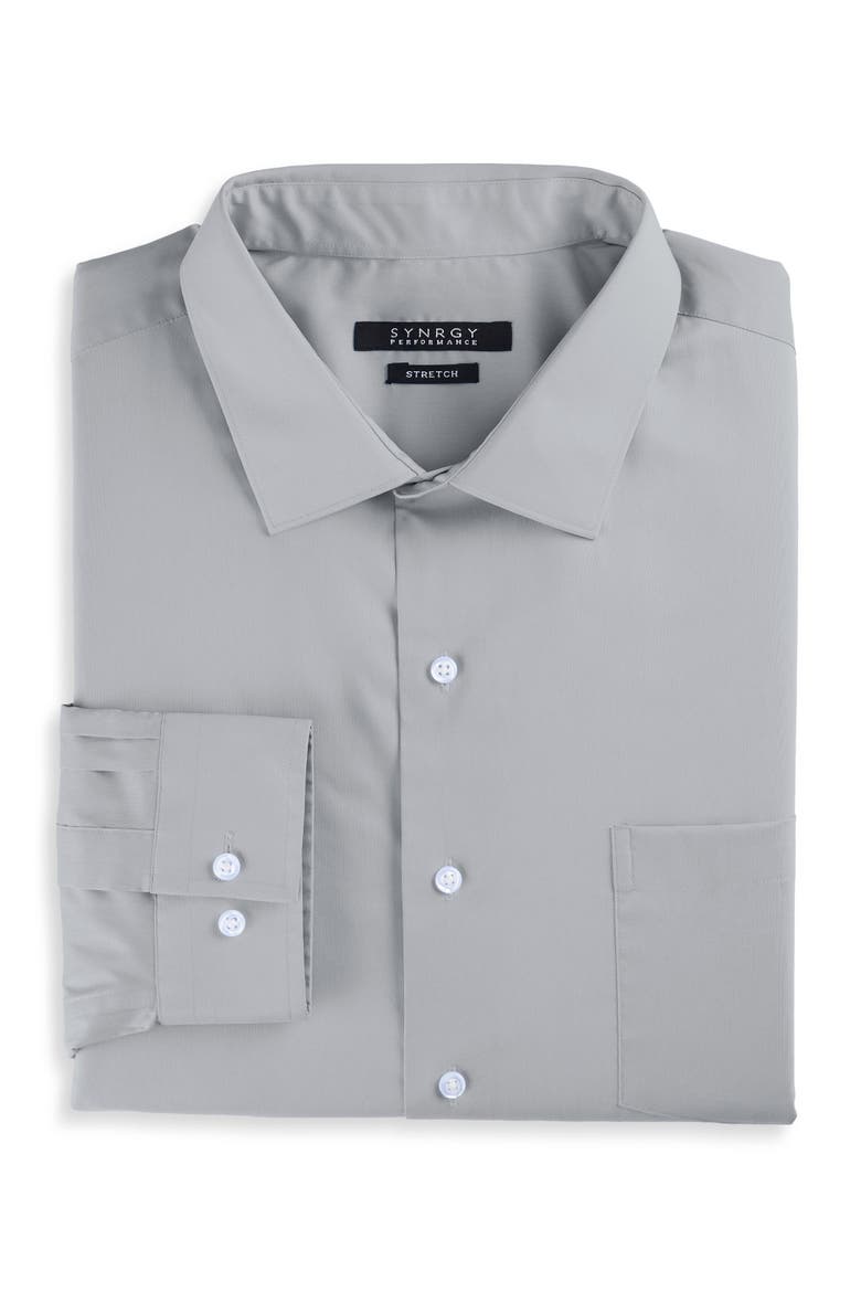 men's grey dress shirt Men's Supima Cotton Herringbone Dress Shirt in Grey, Size Small by Quince