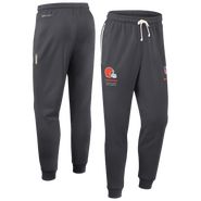 Nike Men's Nike Charcoal Cleveland Browns Sideline Standard Issue Touchback Kick Dri-FIT Taper Pants