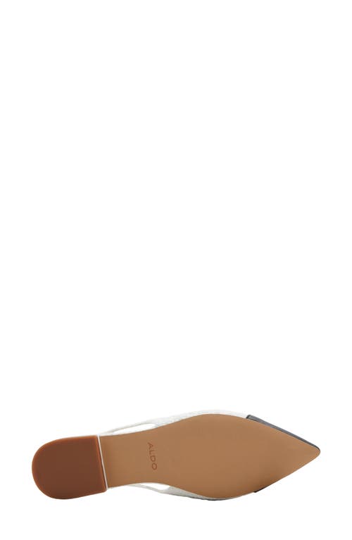 ALDO ALDO FLEURE SLINGBACK POINTED CAP TOE FLAT