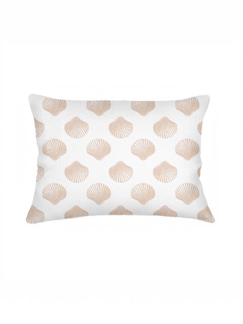 Retro Shell Linen Pillow Cover Only