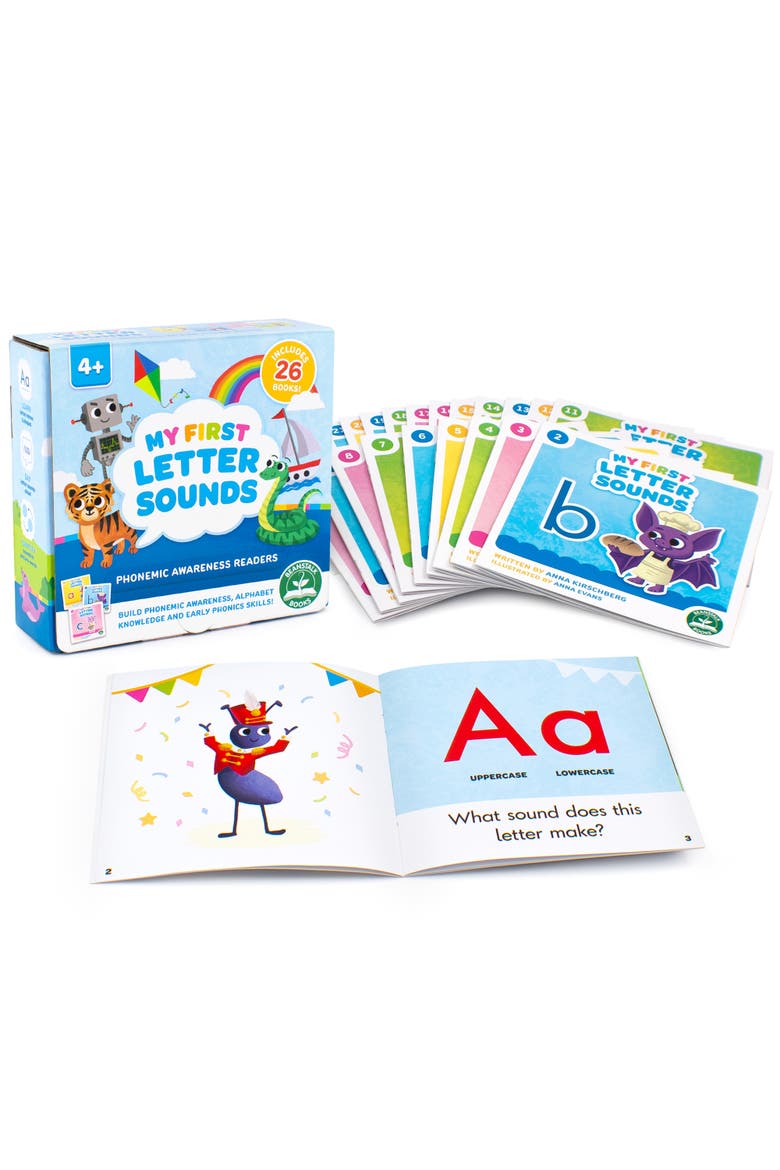 My First Letter Sounds 26 ABC Picture Book Set, Main, color, Multicolored