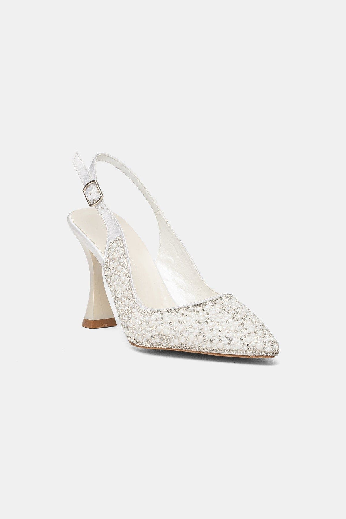 Madison Embellished Slingback Pump, Main, color, Ivory