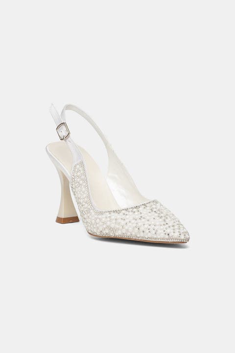 Madison Embellished Slingback Pump