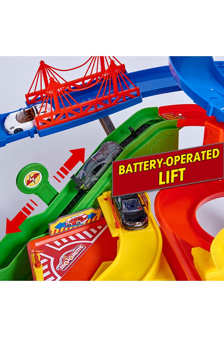 Majorette Super City Garage Toy Vehicle Playset, Alternate, color, Multicolored