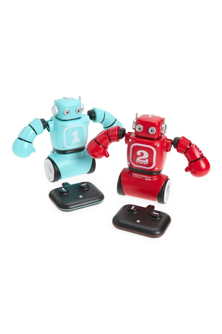 Knockout Robots Toy, Main, color, RED