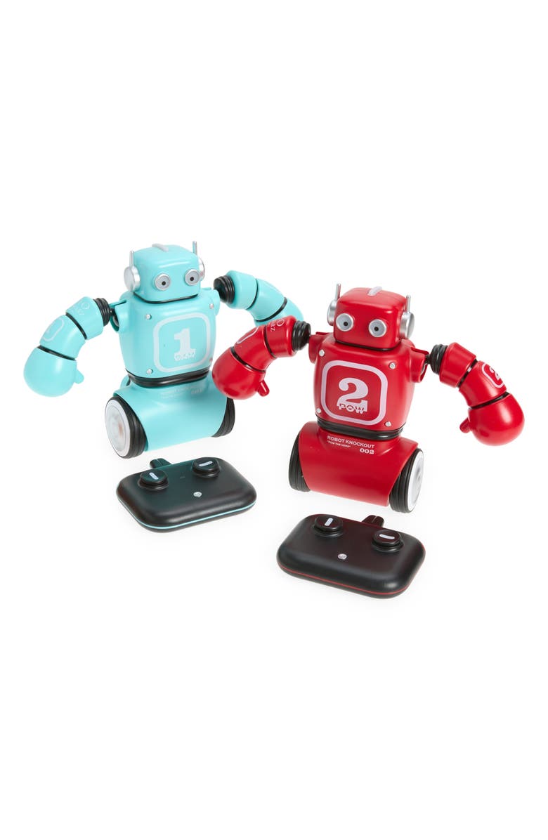 FAO Schwarz Knockout Robots Toy, Main, color, Red