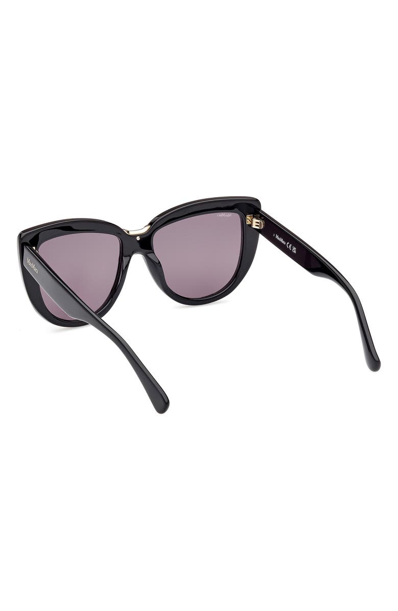 Max Mara Spark 55mm Polarized Cat Eye Sunglasses, Alternate, color,