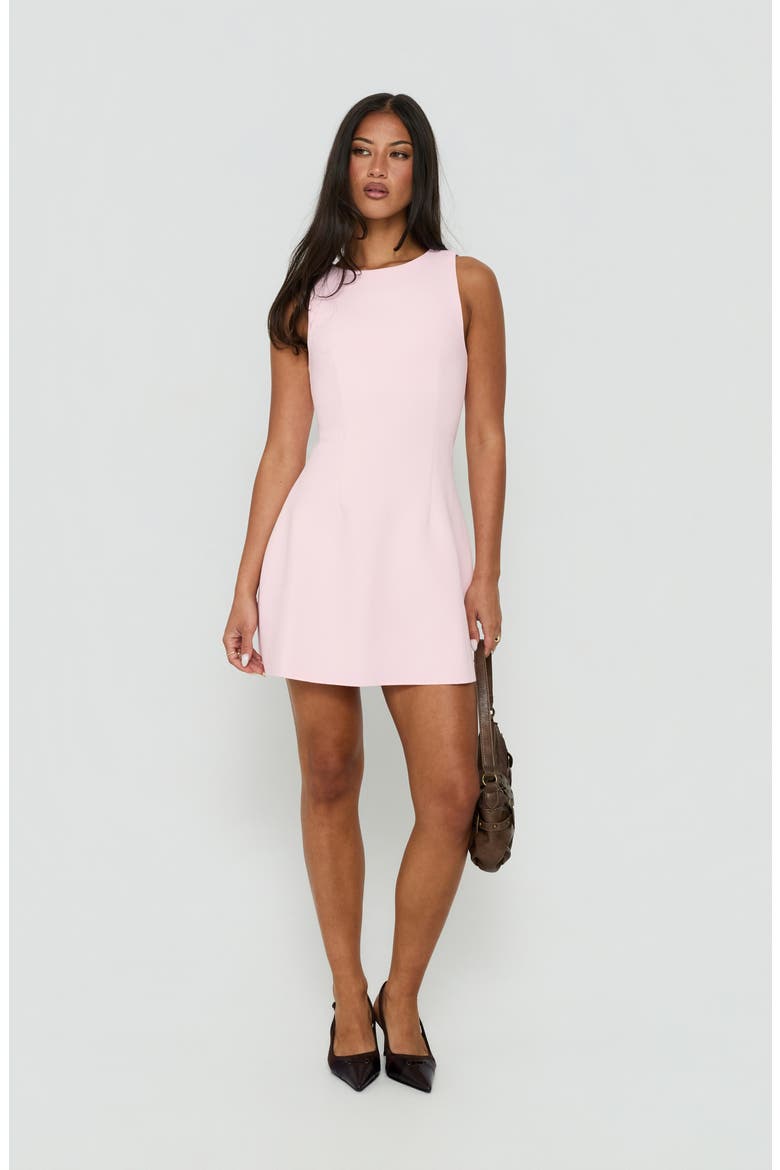 Anse Sleeveless Minidress, Alternate, color, MARSHMALLOW PINK
