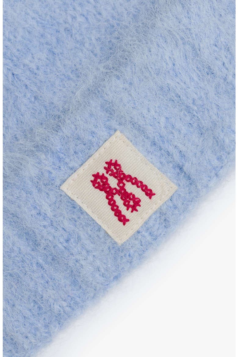 The Beanie, Alternate, color, LIGHT BLUE FUZZ OFF