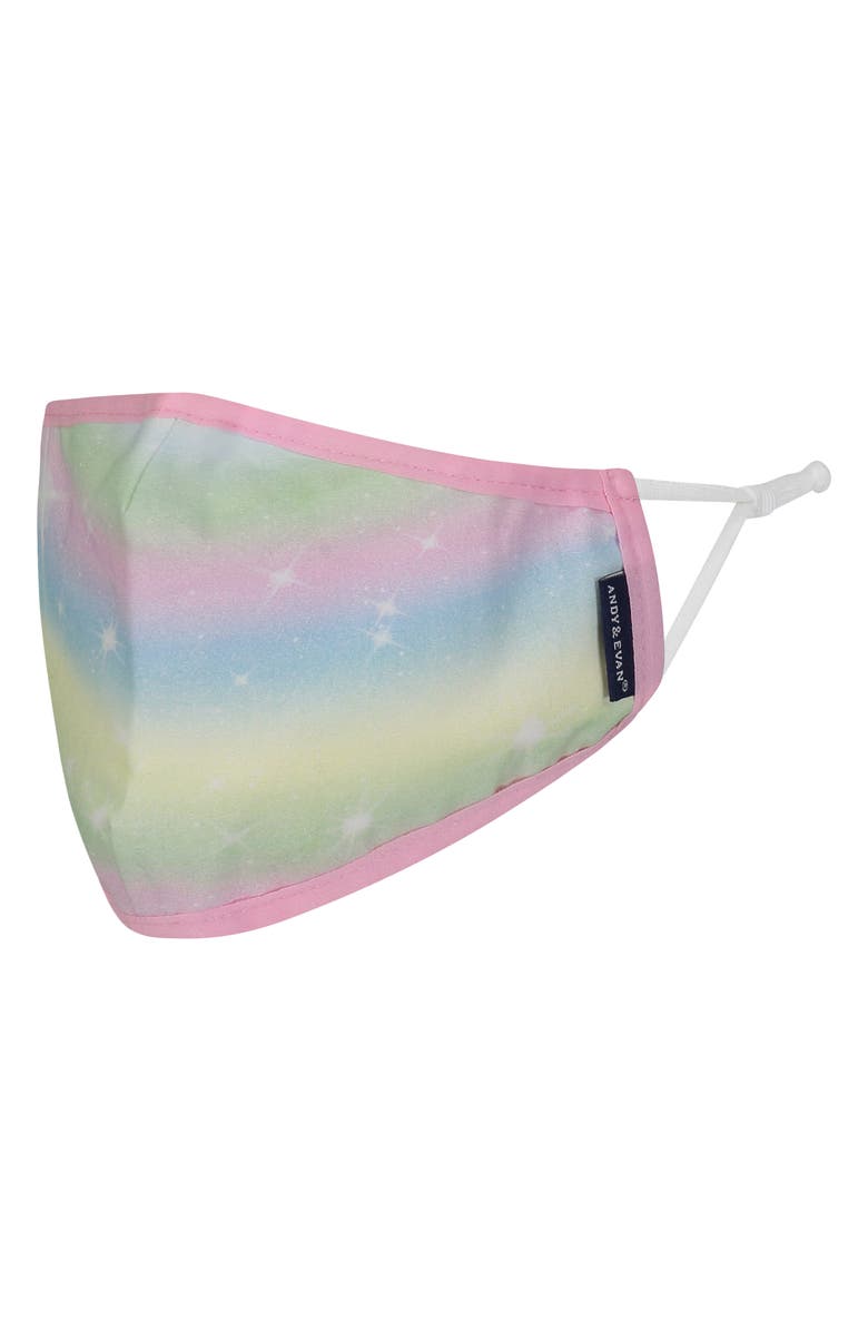 Andy & Evan 4-Pack Youth Face Masks, Alternate, color, 